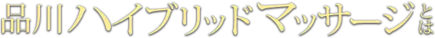 品川ハイブリッドマッサージ